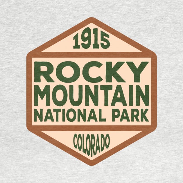 Rocky Mountain National Park badge by nylebuss